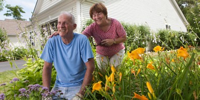 Older Australians at their home.